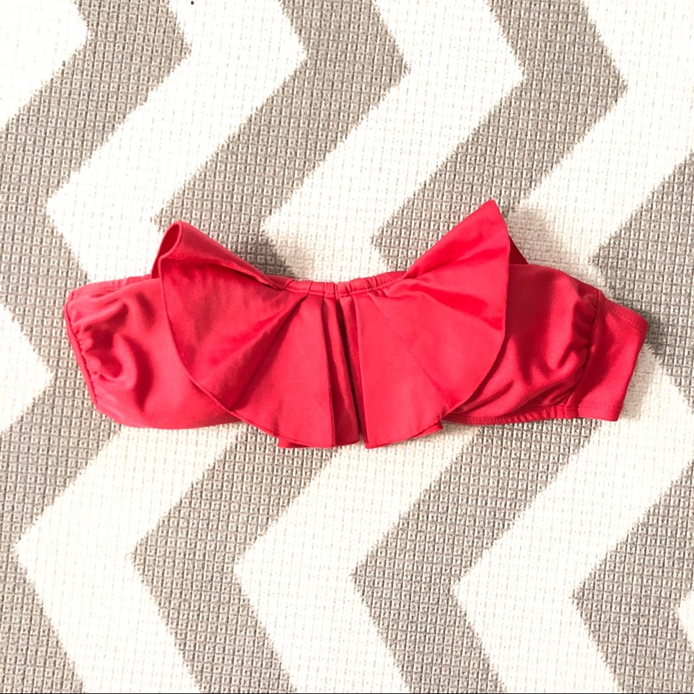 Pink bathing suit top